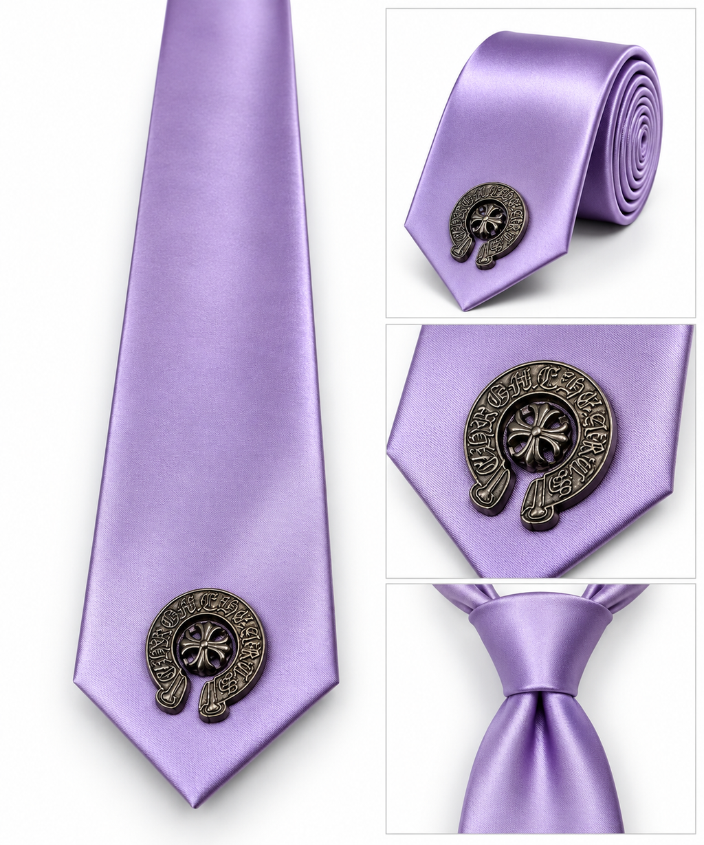 Premium CH Emblem Statement Tie pack of 6