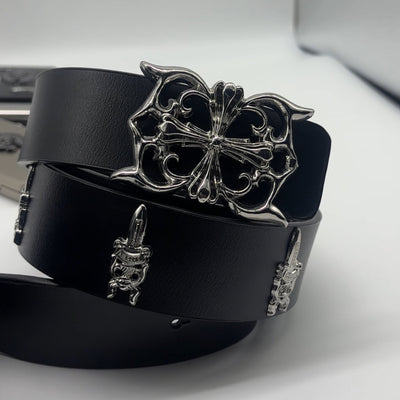 Black CH dagger Royale â€“ 100% Genuine Leather Belt