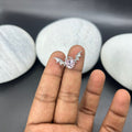Batty Love silver pink heart charms
