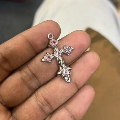 Cute iced pink charms