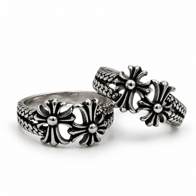 CH Gothic Cross Ring – 100% Stainless Steel