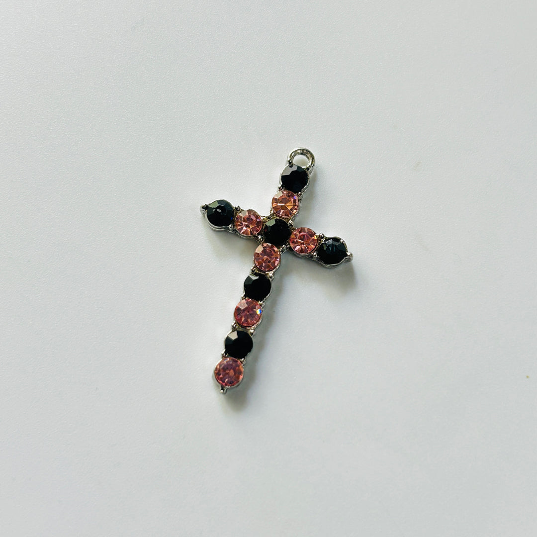 Black pink cross
