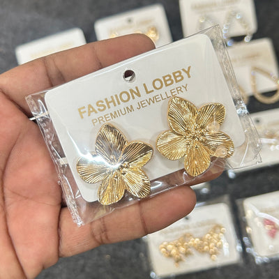 big leaf earrings