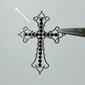 Silm red stone cross