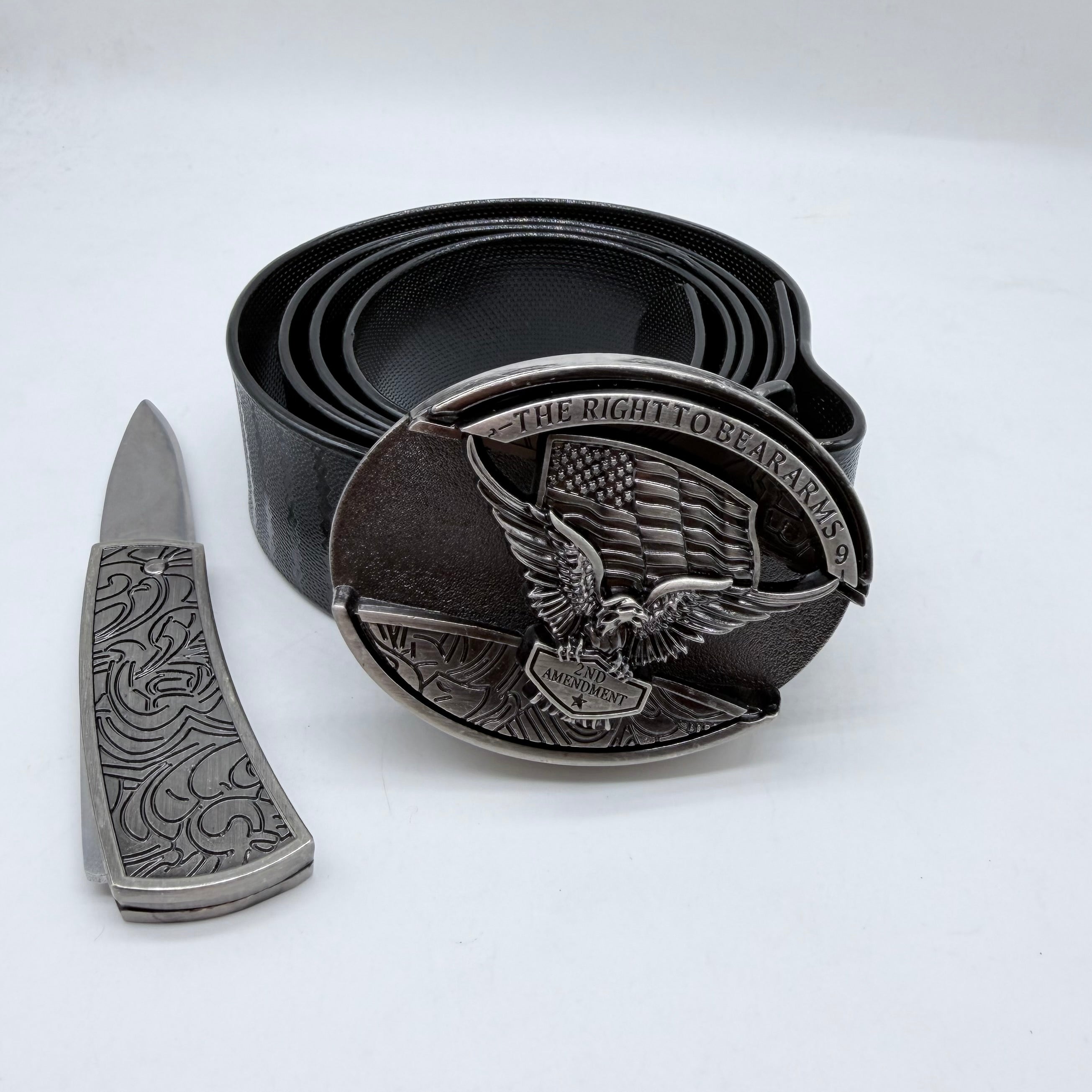 Eagle knife belt