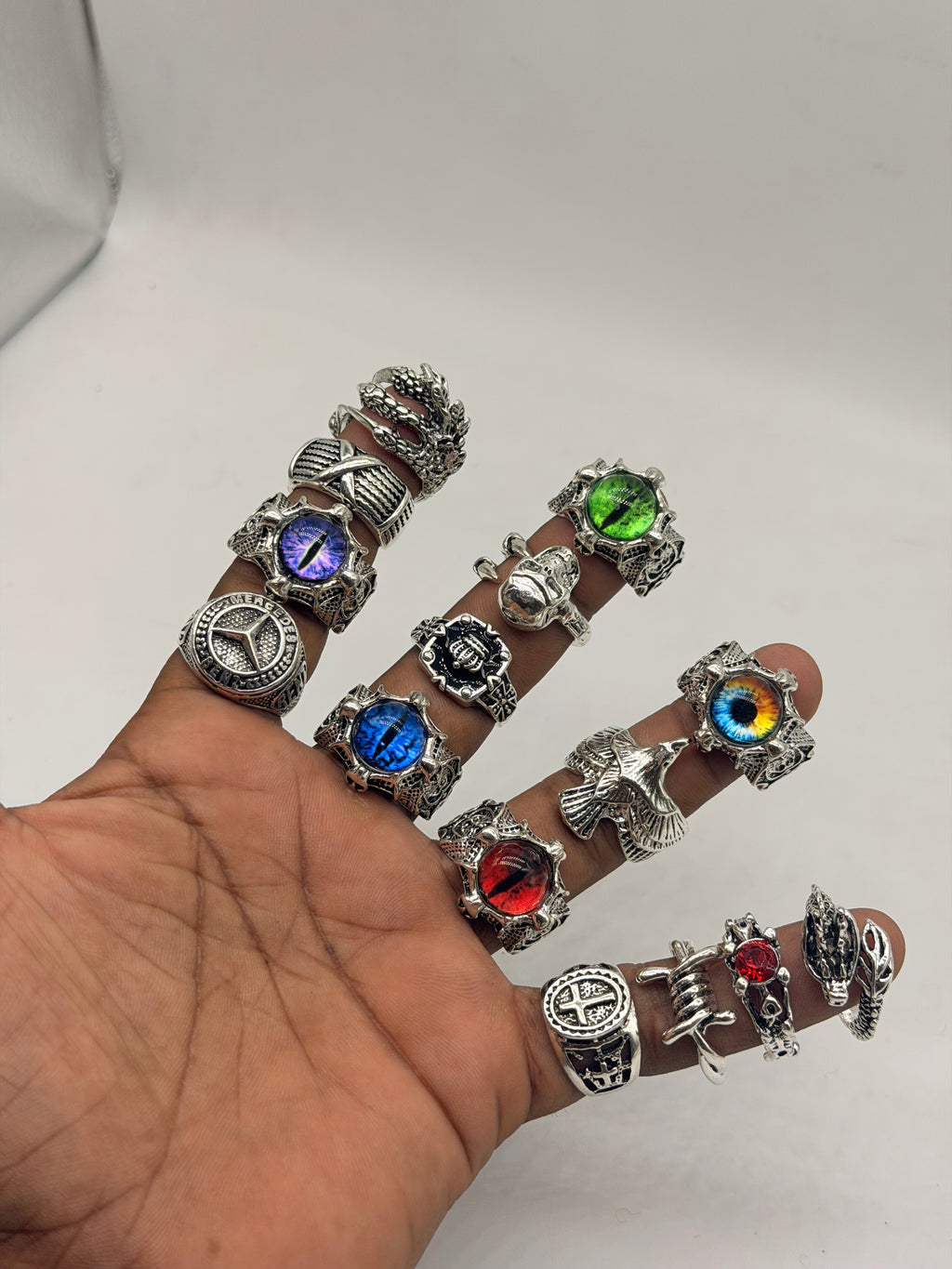 15 piece mix ring set