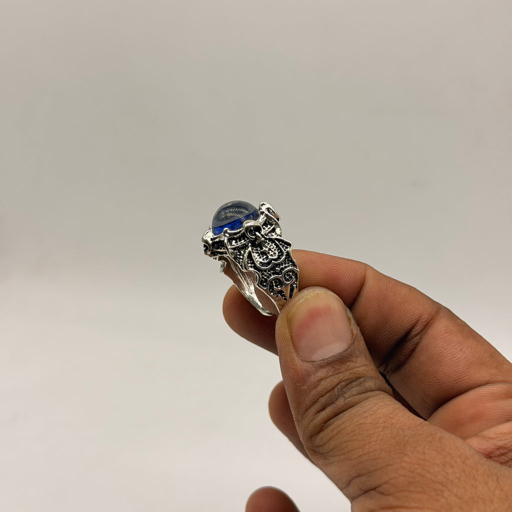 5 piece - blue eye ring