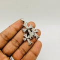 Triple Cross Vintage Silver Pendant