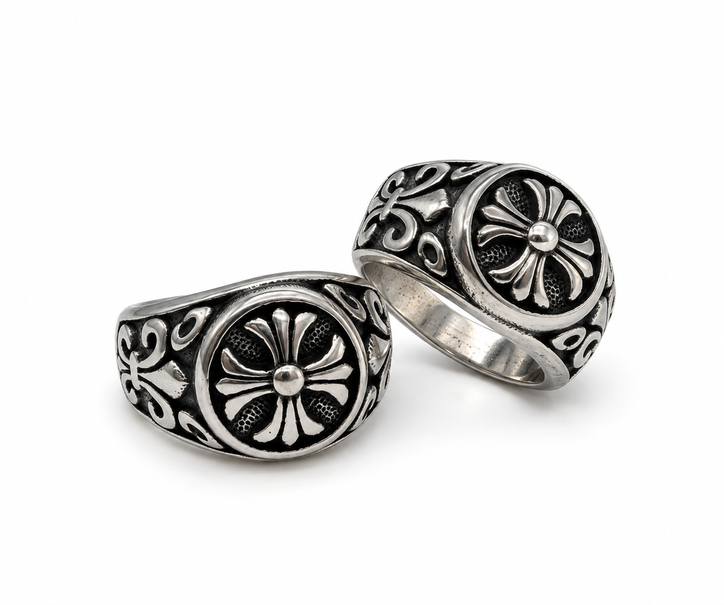 CH Vintage Cross Ring – 100% Stainless Steel