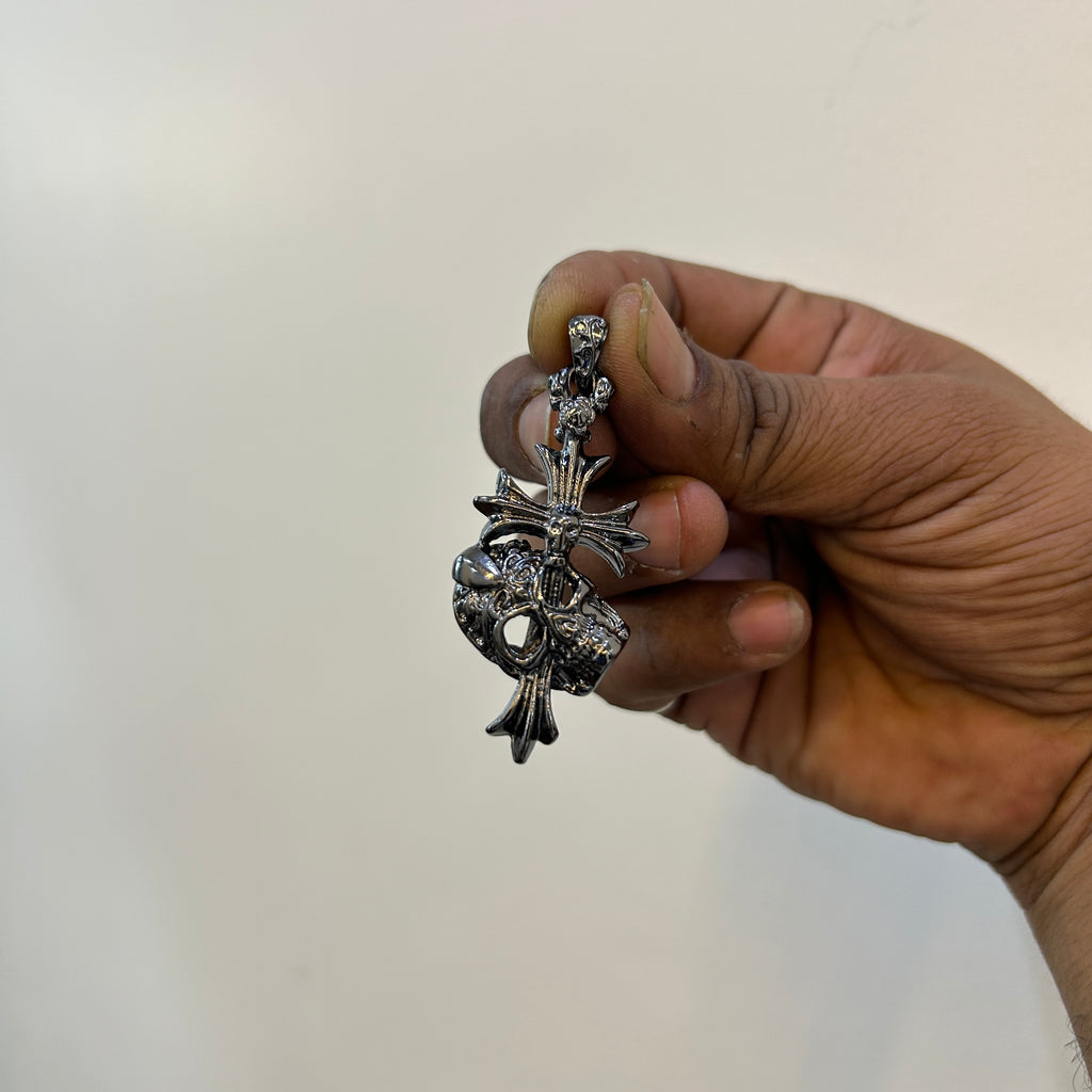 Black skull cross