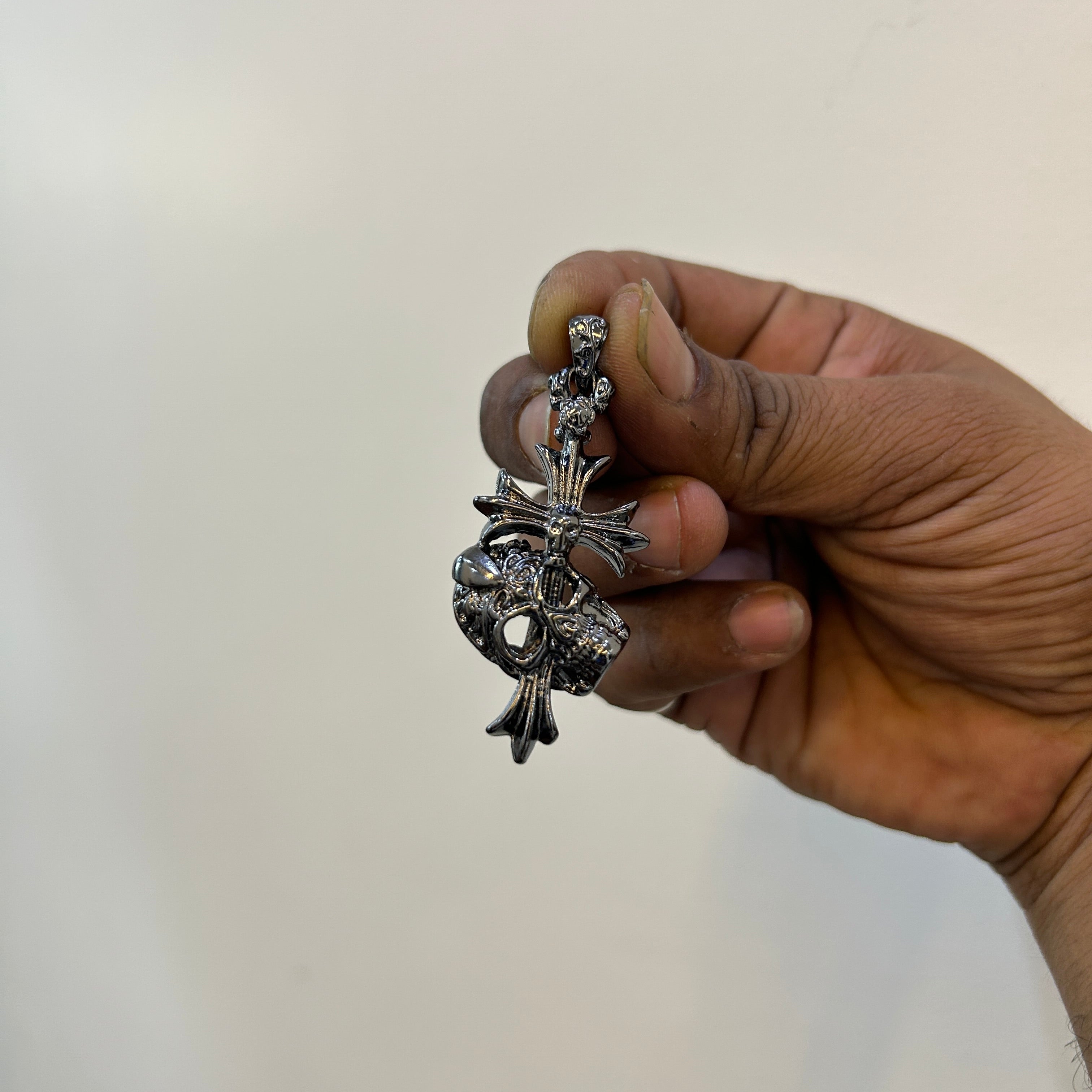 Black skull cross