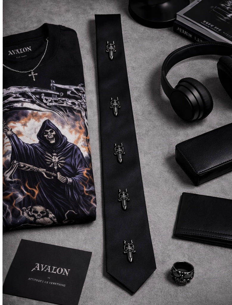 Midnight Reaper Tie