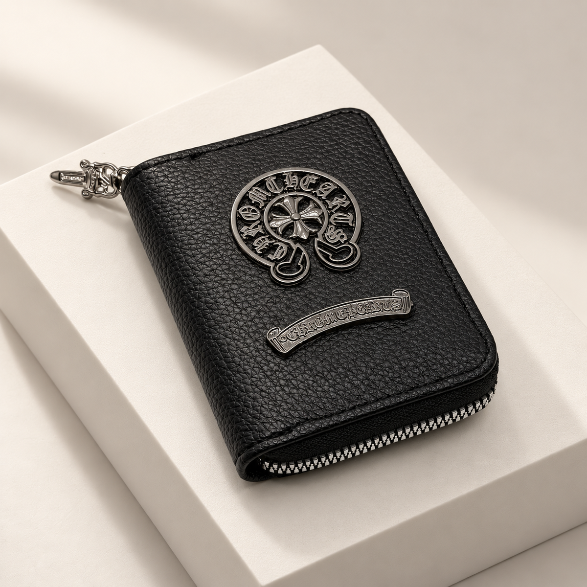 White premium ch cash and card holder wallet
