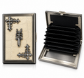 Ch dagger card and cash metal wallet