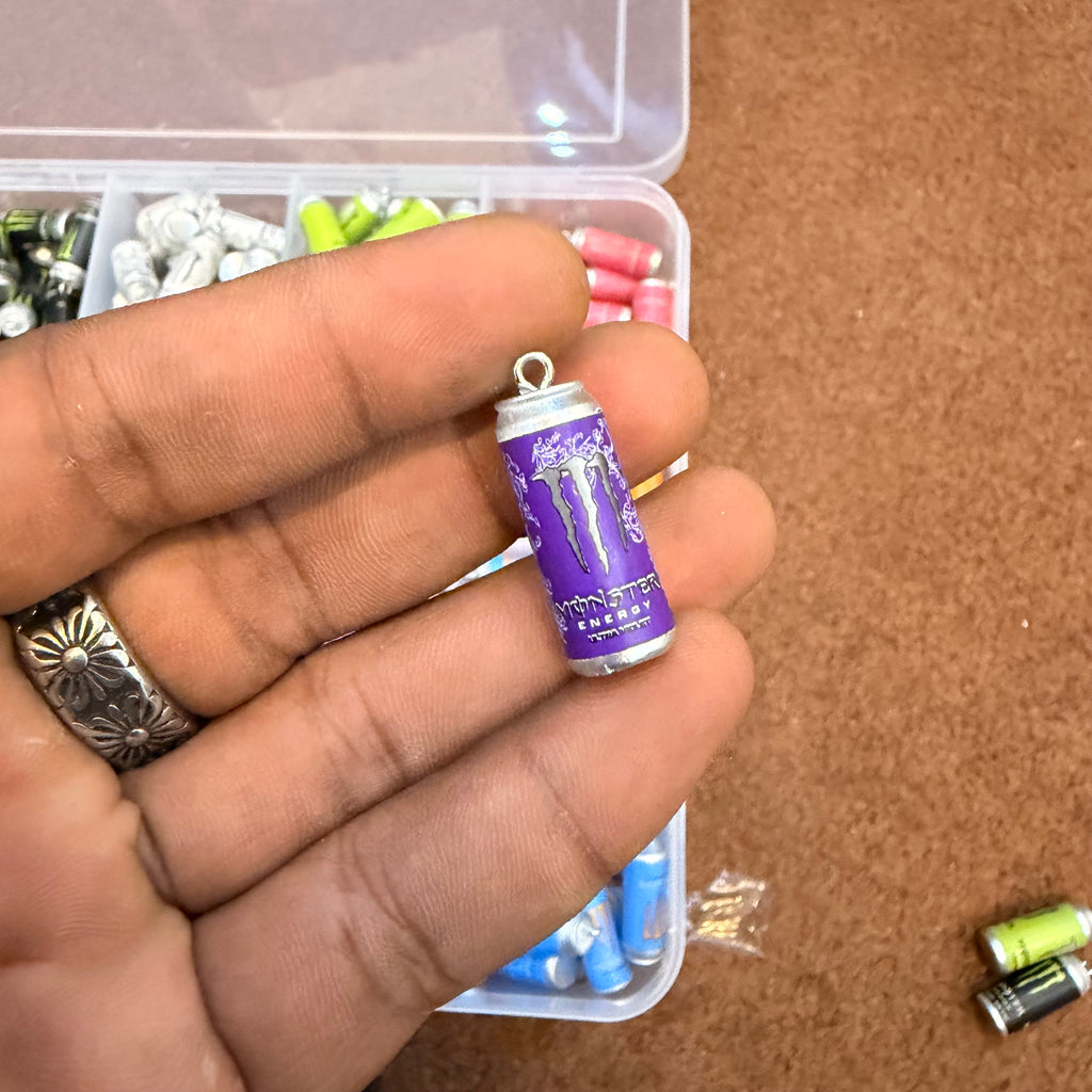 10 piece purple monster charms
