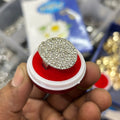 iced ring silver