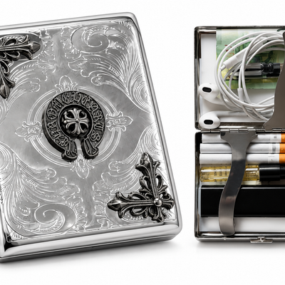3 piece - Premium metal cigarette case