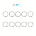 10 Piece-Spring O-Ring Clip silver