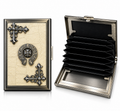 Ch metal card and cash wallet