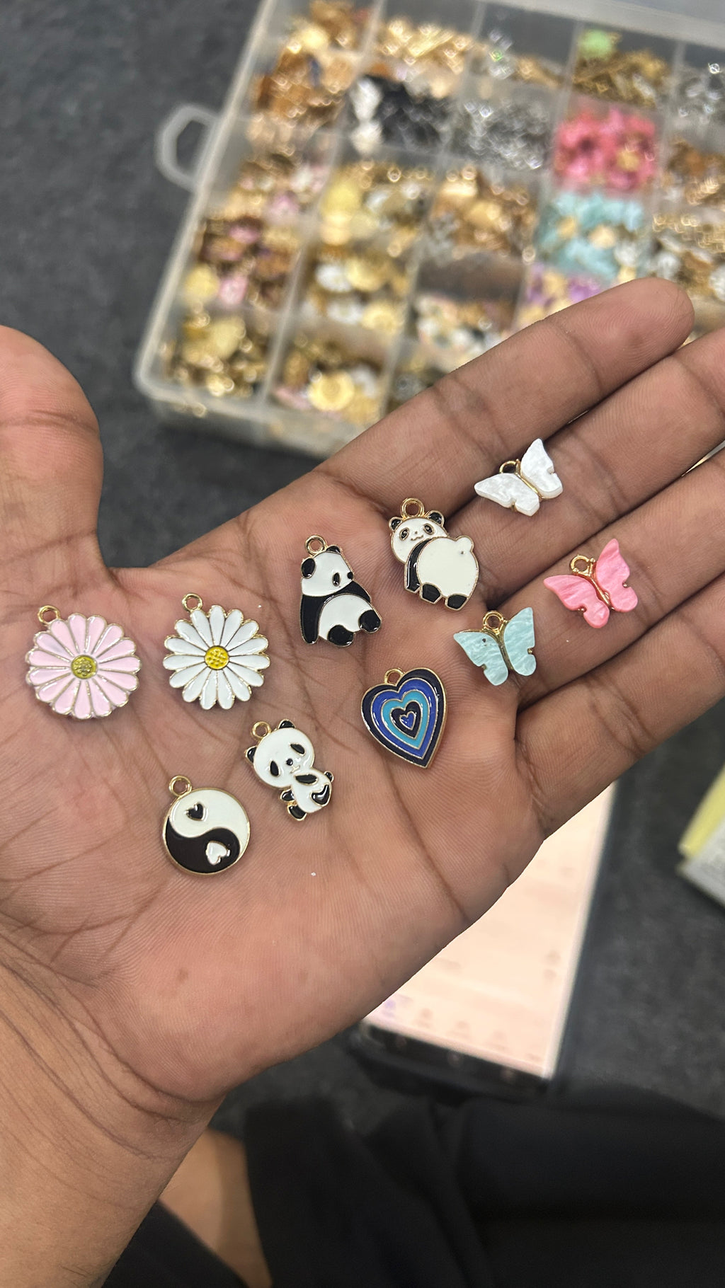 10 pcs mix charms