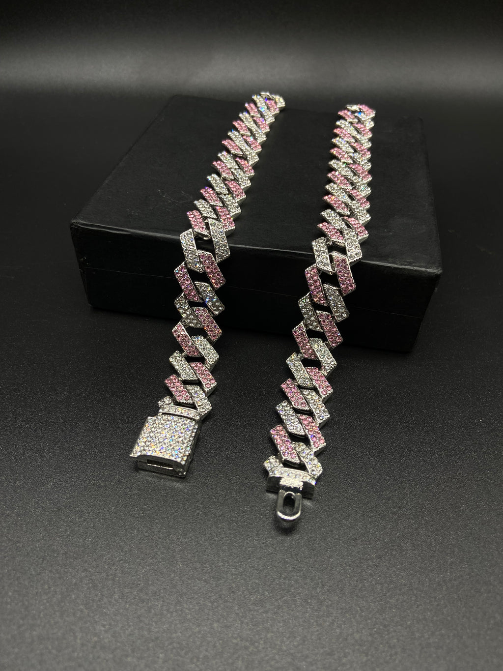 Pink Cuban Bling Link chain - EXCLUSIVE