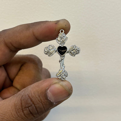 Small size cute rose cross