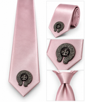 CH baby pink tie for men and women y2k