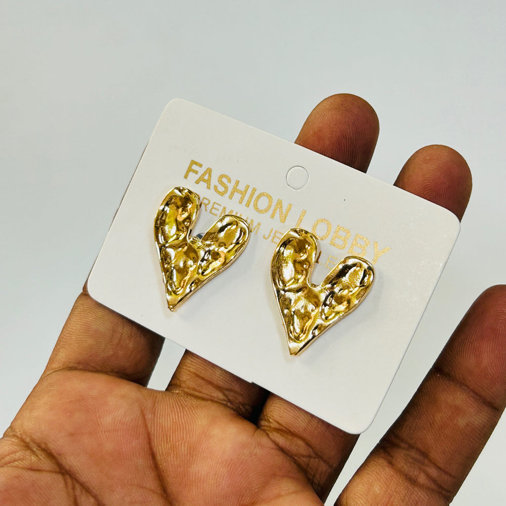 melting heart earrings