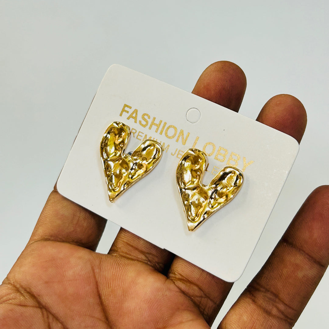 melting heart earrings