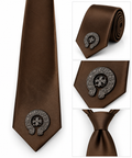 CH brown tie for men and women y2k