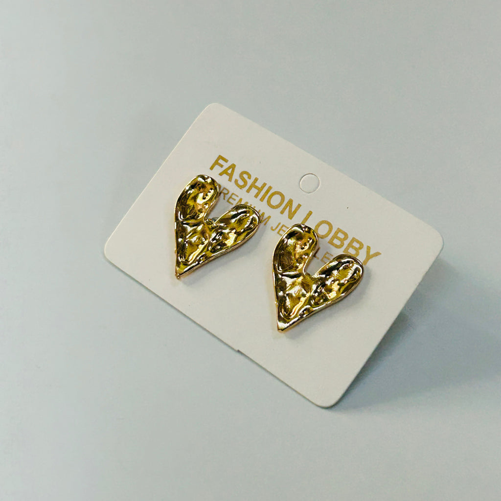 melting heart earrings