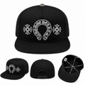Pack of 3 Piece – Horseshoe Cross Embroidered Caps | Premium Flat Brim Streetwear Set