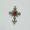 Red stone cross