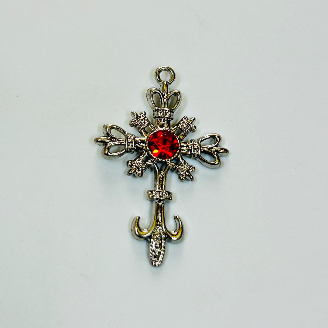 Red stone cross
