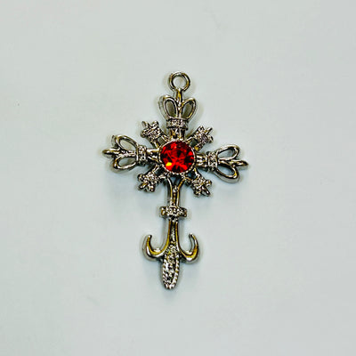 Red stone cross