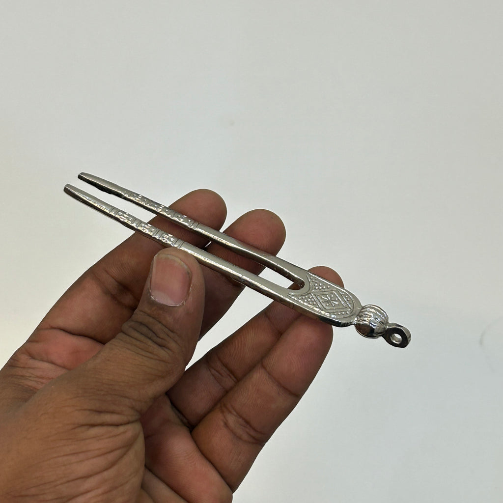 Hair pin silver