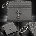 Premium card cash holder with hanging ring