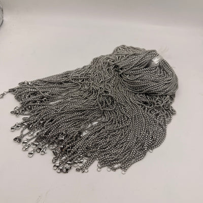 100 piece stainless steel box chain