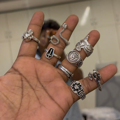 7 Piece Rings set