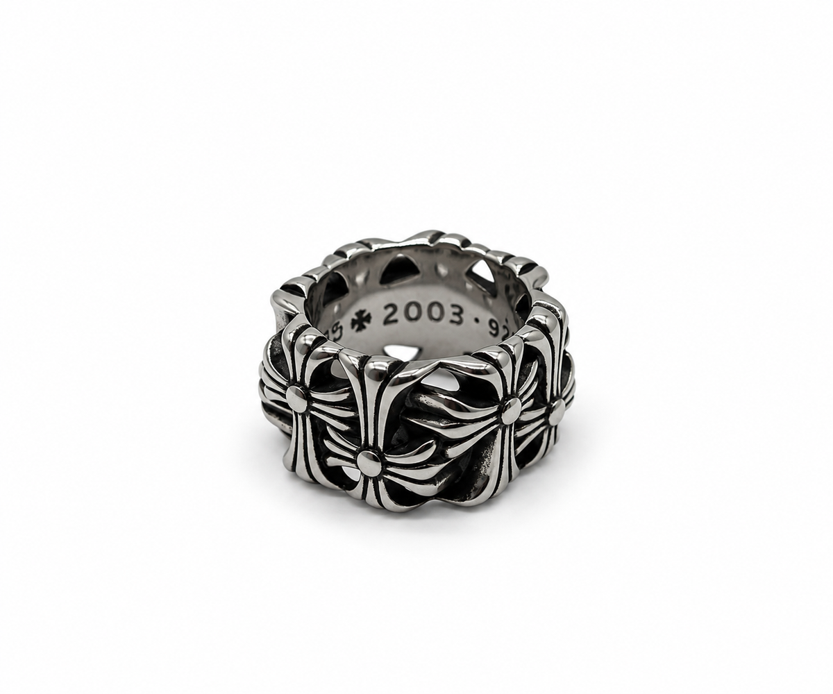 CH Statement Bold Gothic Ring – 100% Stainless Steel