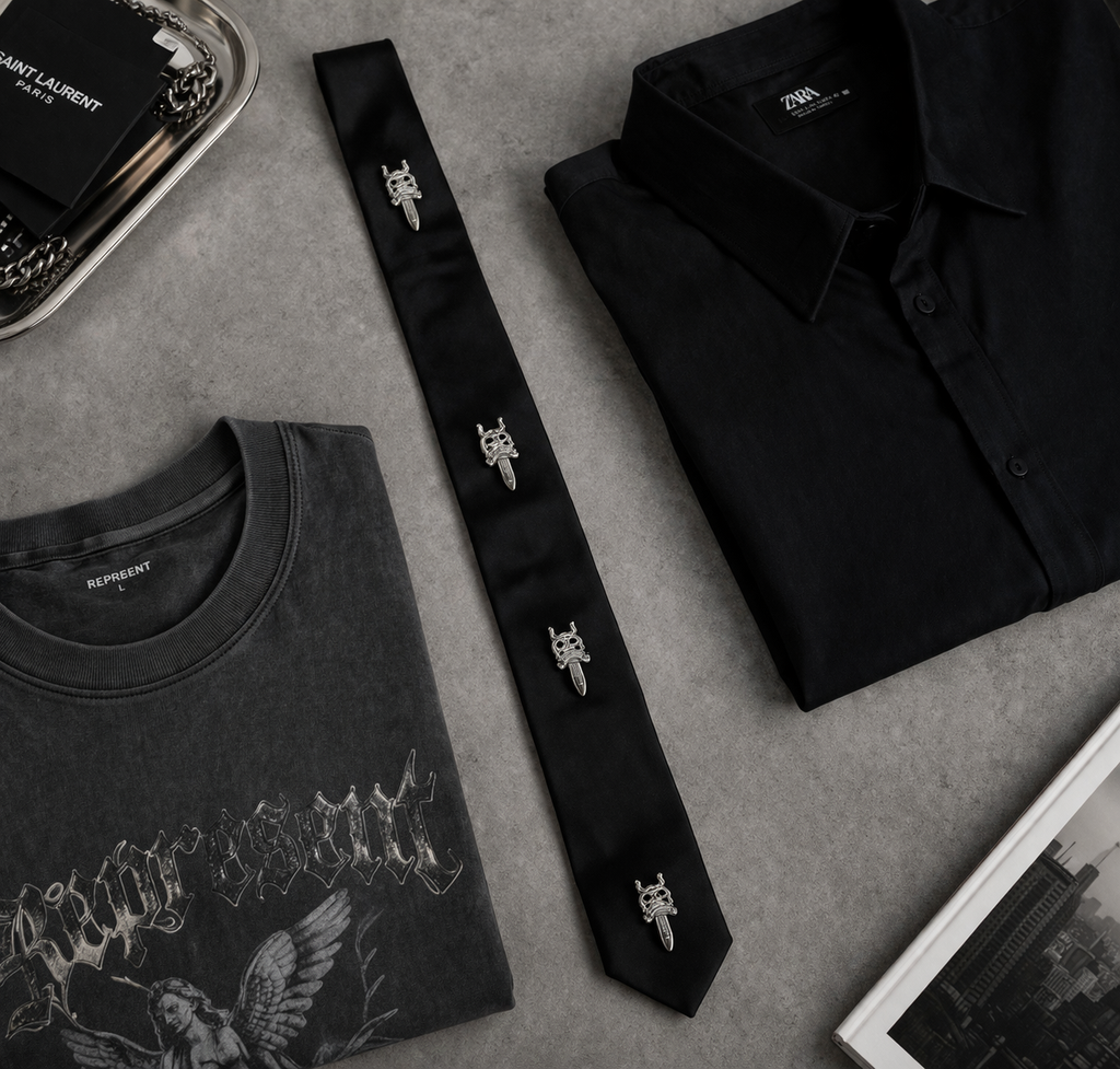 “Obsidian Classic Tie”