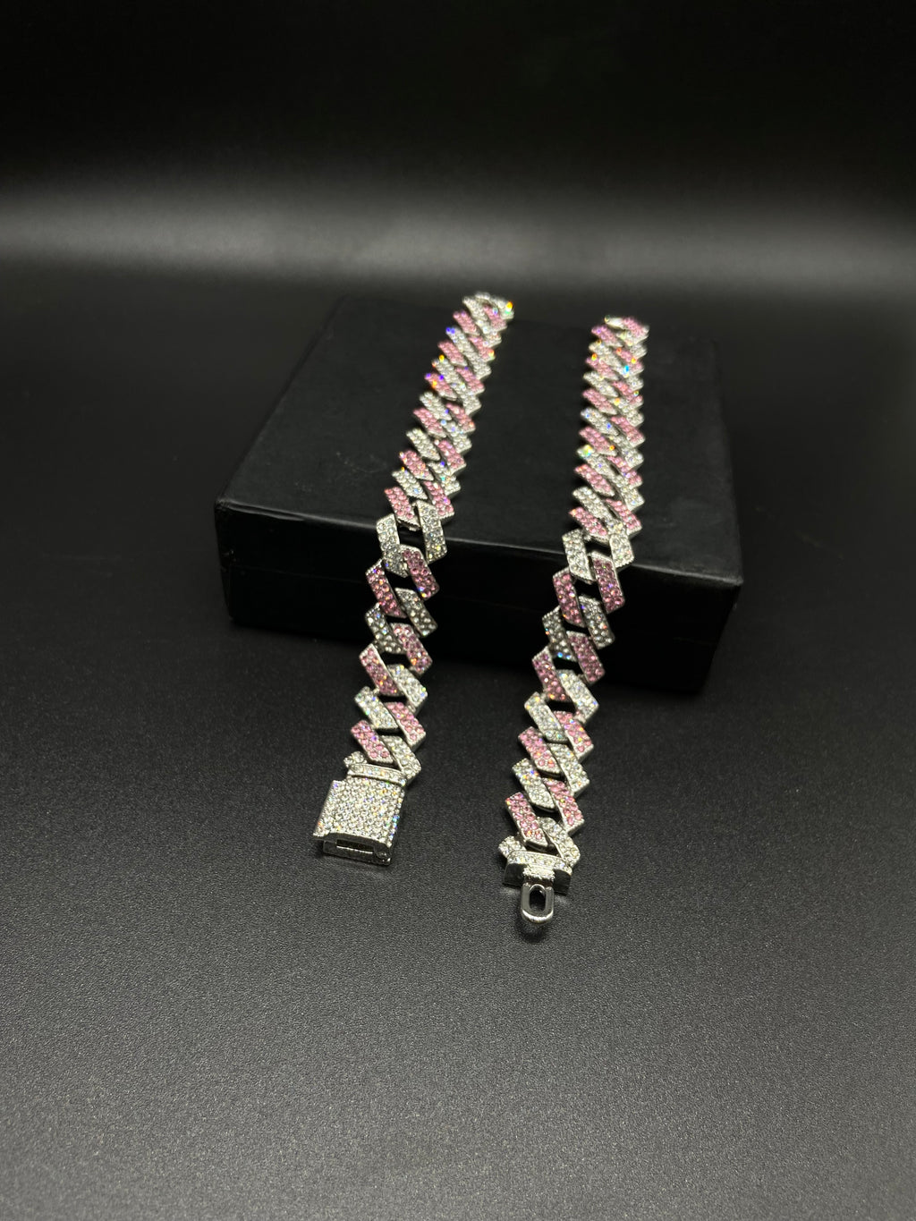 Pink Cuban Bling Link chain - EXCLUSIVE