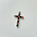 Pink black cross