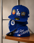 New York NY Fitted Cap Royal Blue | World Series Premium Embroidered Baseball Ca