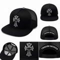 Trending black white cross snapback