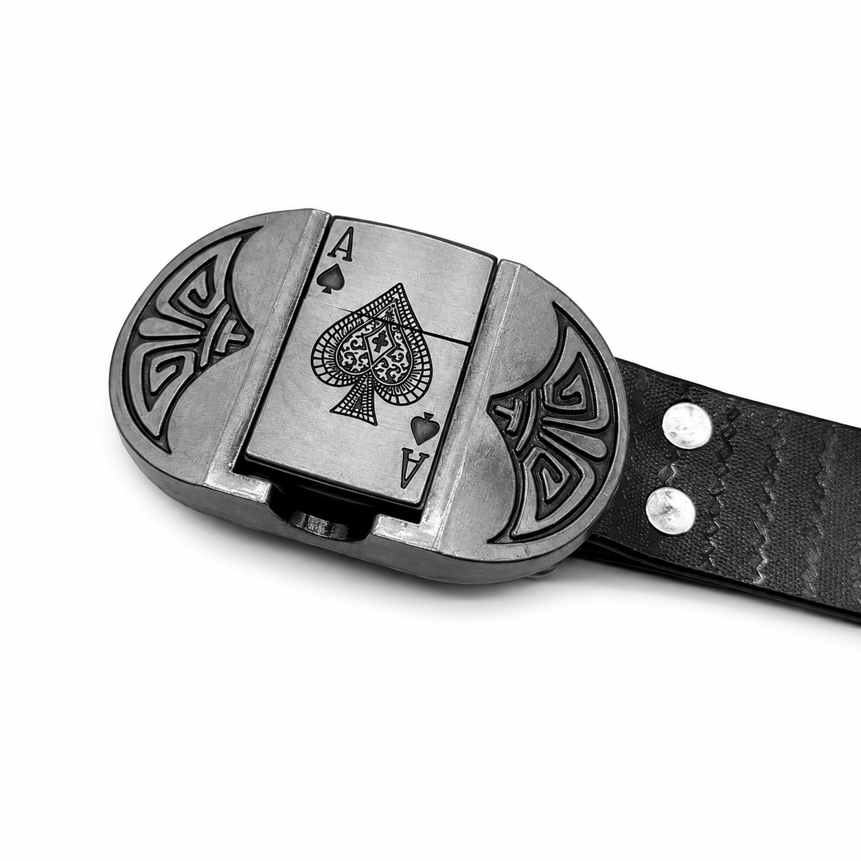 Ace Spade Lighter Belt