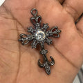 Black iced gothic cross