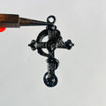 Black cross snake