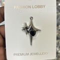 Fallen Star black Heart charms