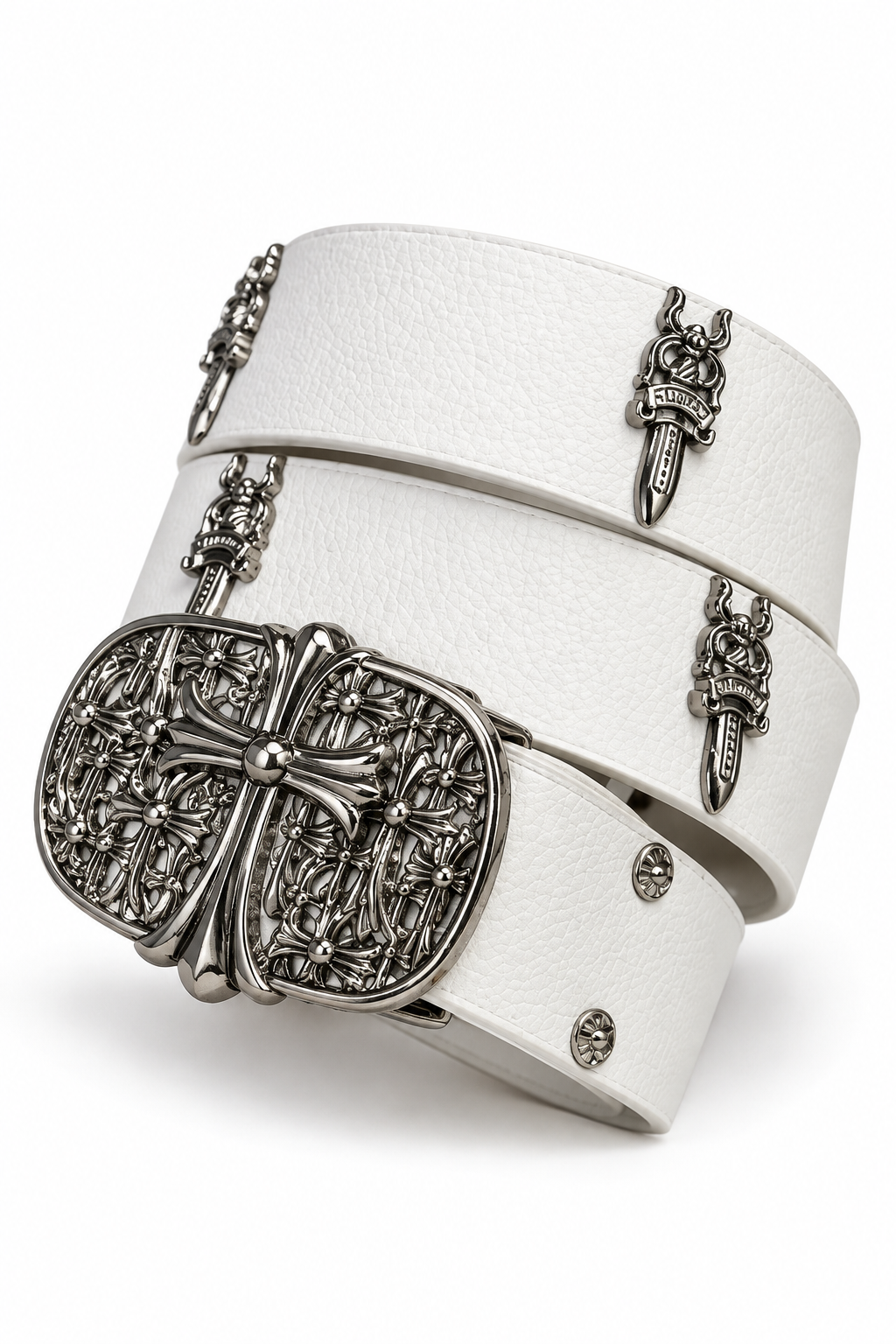 Ch silver dagger belt 50 inch